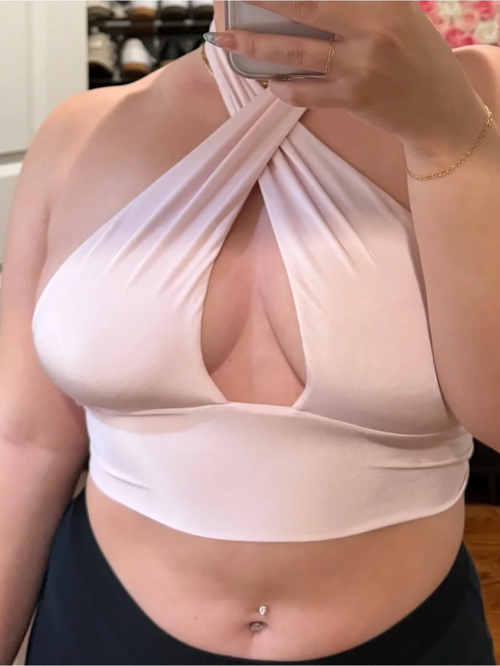 Halter Cross Front Top - Picture 4 of 8
